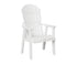 Berlin Gardens Comfo Back Deck Chair in White