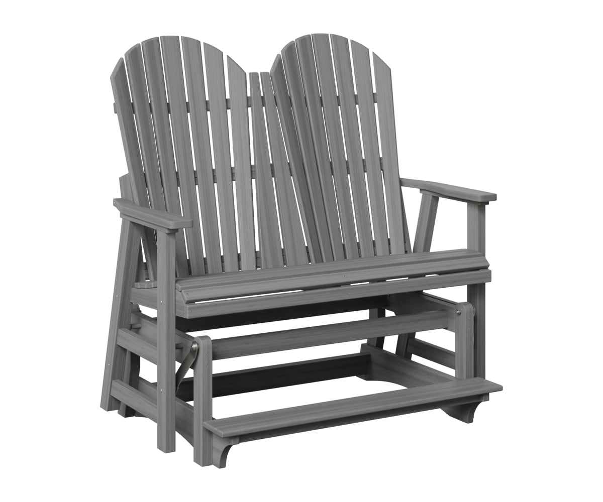 Berlin Gardens Comfo Back Double Counter Glider in Driftwood Gray