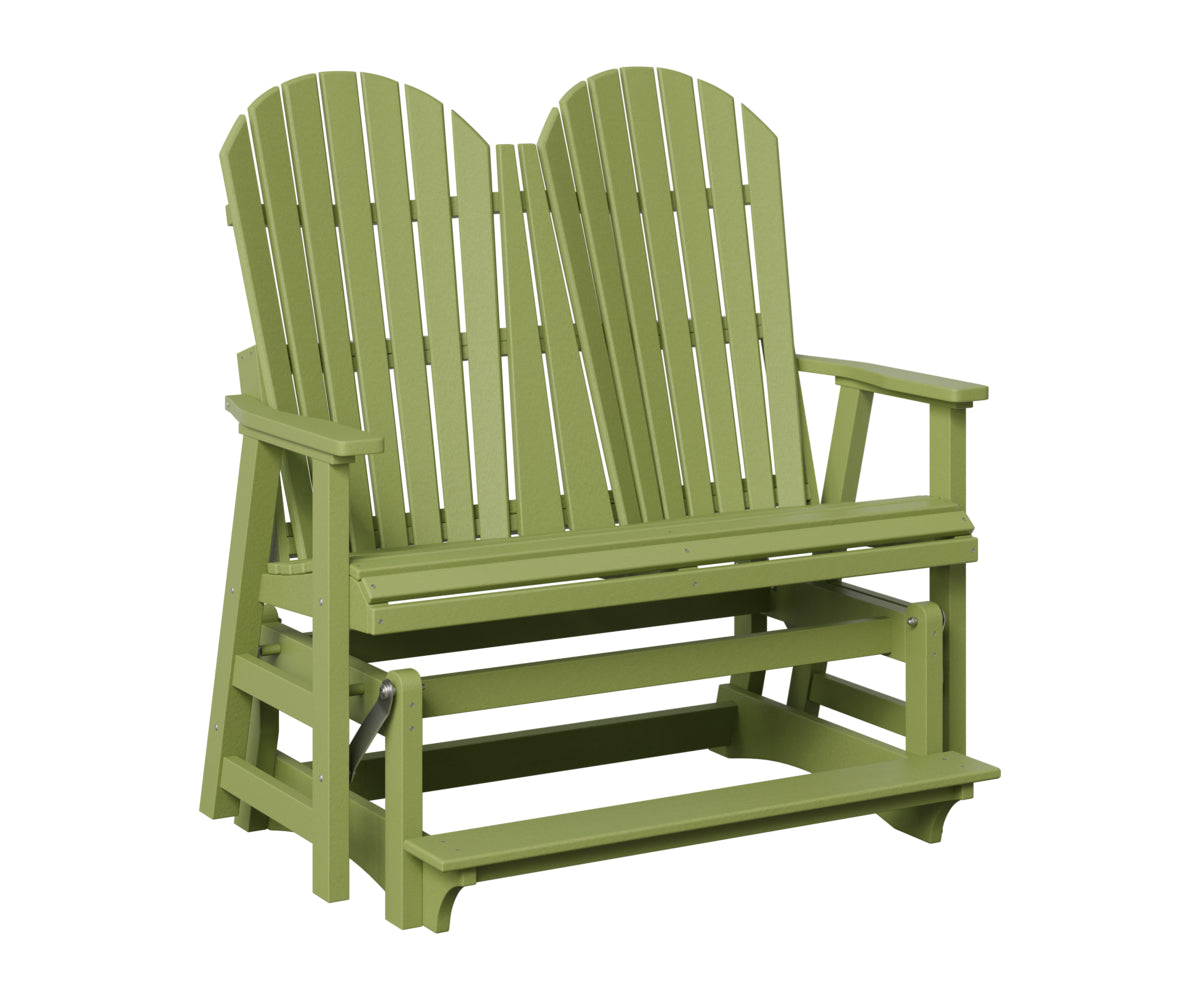 Berlin Gardens Comfo Back Double Counter Glider in Kiwi Green