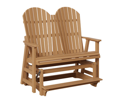 Berlin Gardens Comfo Back Double Counter Glider in Natural Teak
