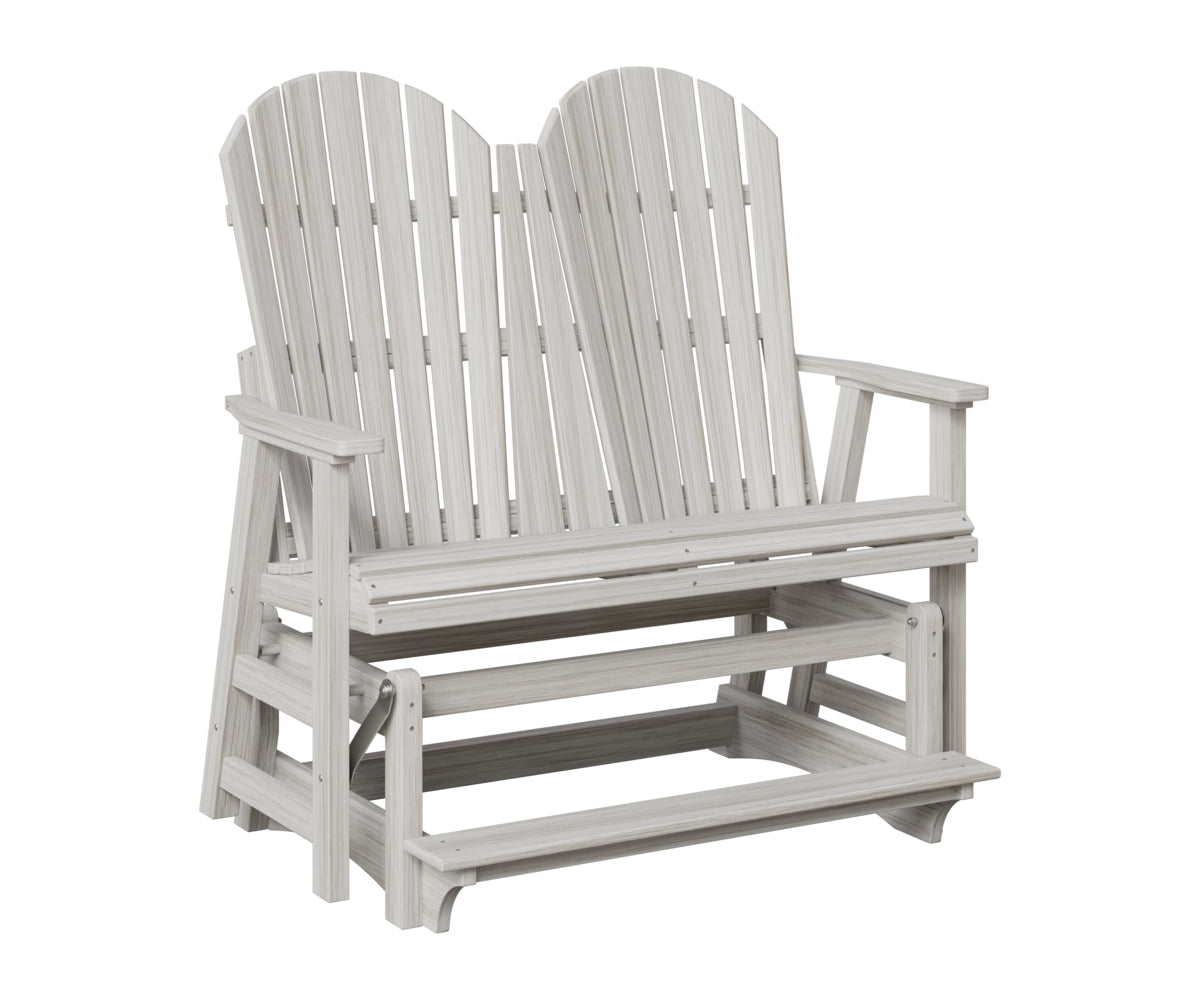 Berlin Gardens Comfo Back Double Counter Glider in Seashell