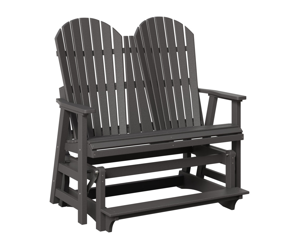 Berlin Gardens Comfo Back Double Counter Glider in Smoke Gray