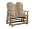 Berlin Gardens Comfo Back Double Counter Glider in Weatherwood