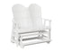 Berlin Gardens Comfo Back Double Counter Glider in White