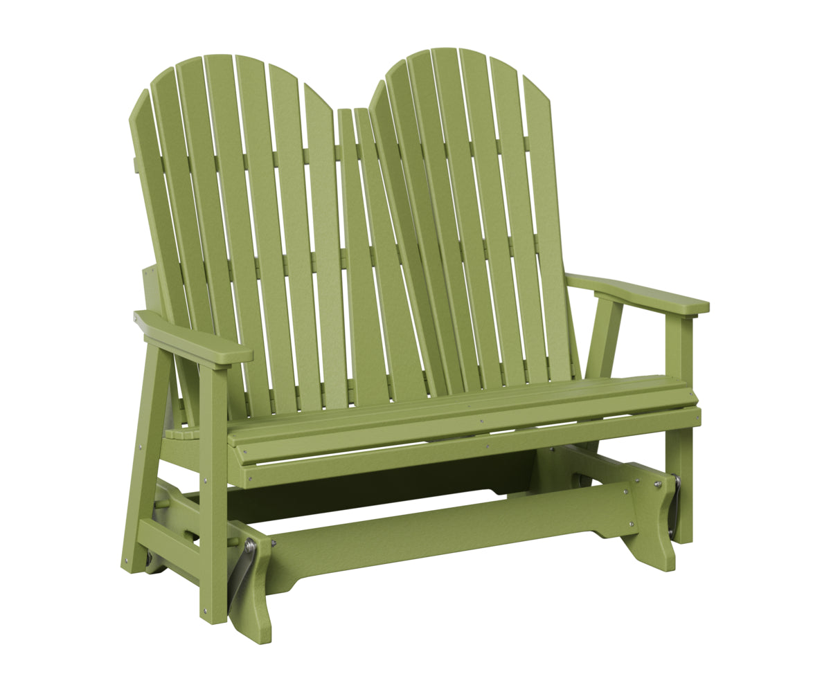 Berlin Gardens Comfo Back Double Glider in Kiwi Green