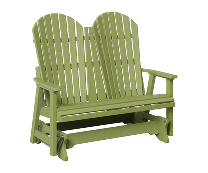 Berlin Gardens Comfo Back Double Glider in Kiwi Green