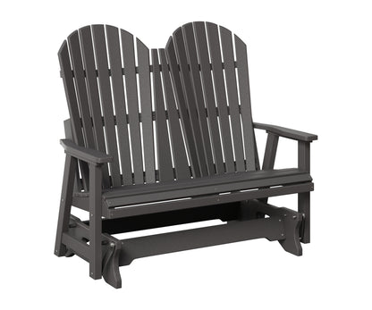 Berlin Gardens Comfo Back Double Glider in Smoke Gray