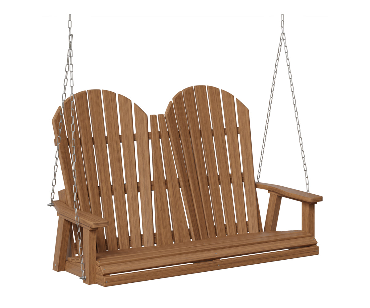 Berlin Gardens Comfo Back Double Swing in Antique Mahogany