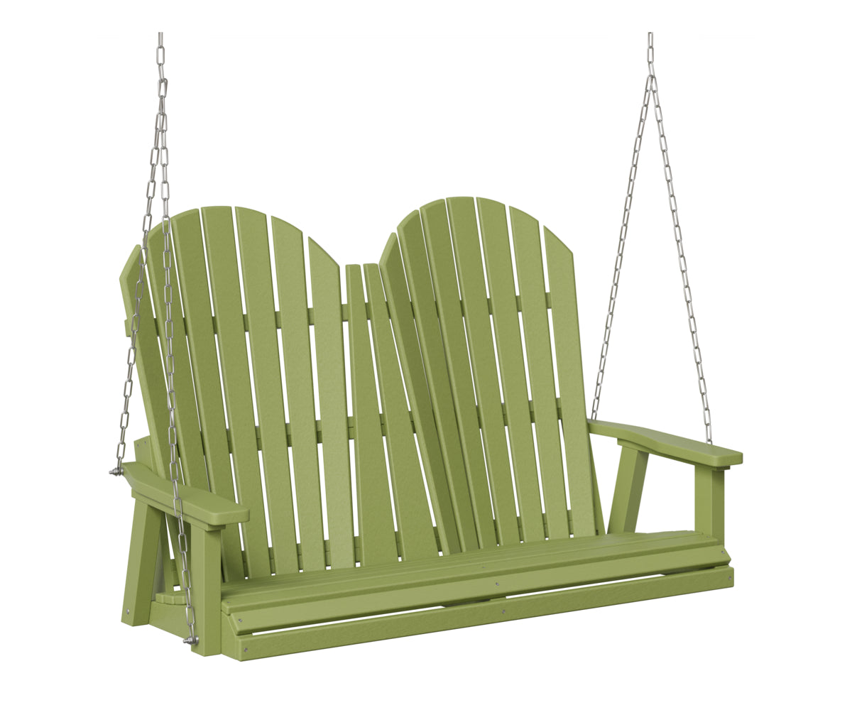 Berlin Gardens Comfo Back Double Swing in Kiwi Green