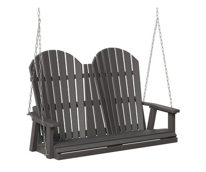 Berlin Gardens Comfo Back Double Swing in Smoke Gray