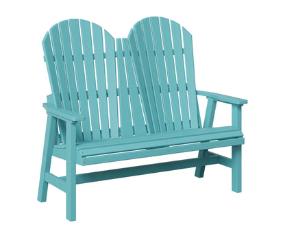 Berlin Gardens Comfo Back Loveseat in Aruba Blue