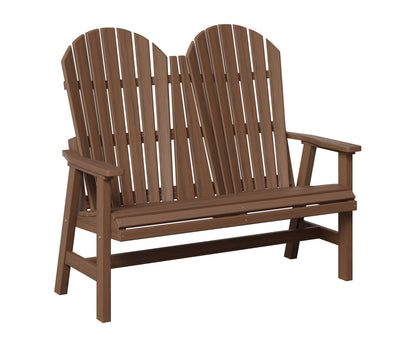 Berlin Gardens Comfo Back Loveseat in Brazilian Walnut