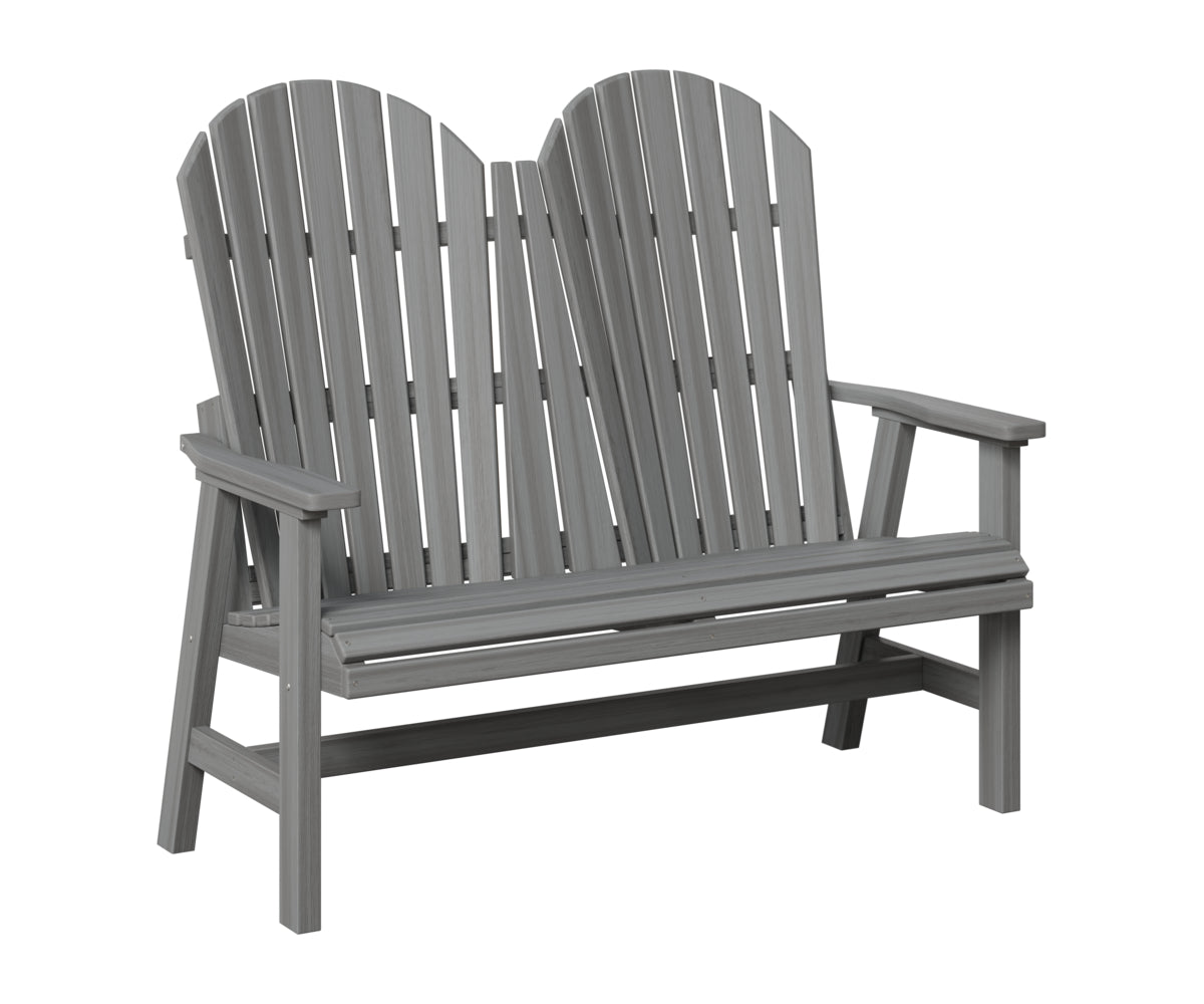 Berlin Gardens Comfo Back Loveseat in Driftwood Gray