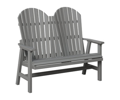Berlin Gardens Comfo Back Loveseat in Driftwood Gray