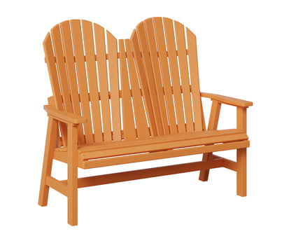 Berlin Gardens Comfo Back Loveseat in Mango Orange