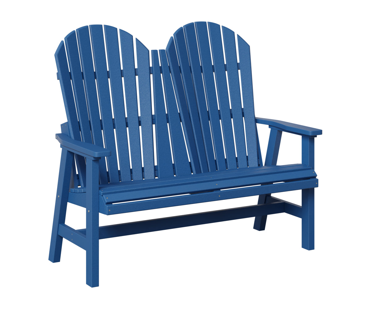 Berlin Gardens Comfo Back Loveseat in Pacific Blue