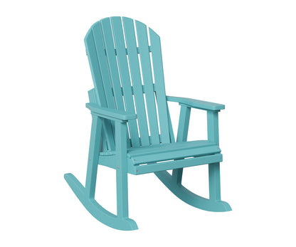 Berlin Gardens Comfo Back Rocker in Aruba Blue