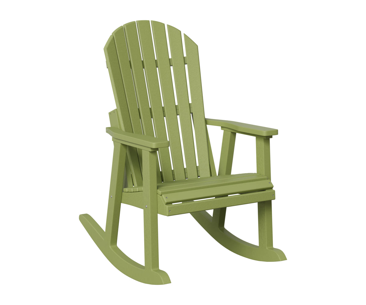 Berlin Gardens Comfo Back Rocker in Kiwi Green