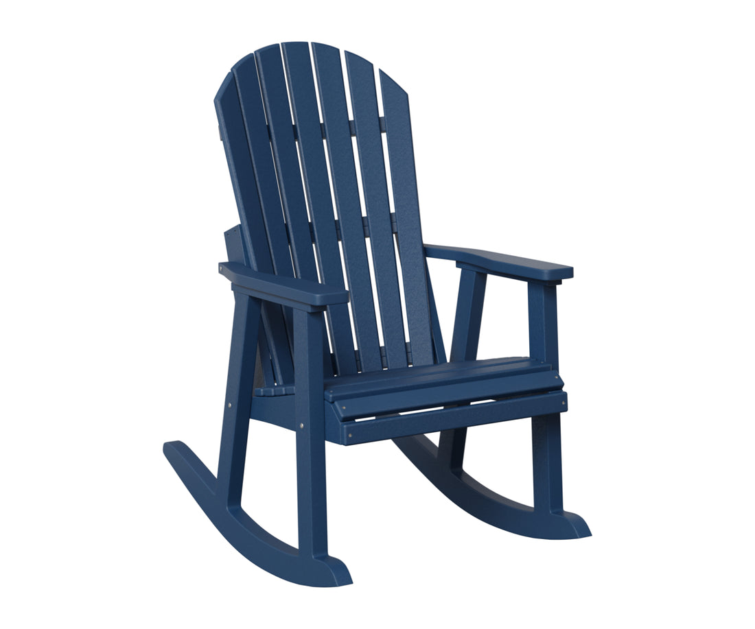 Berlin Gardens Comfo Back Rocker in Navy Blue