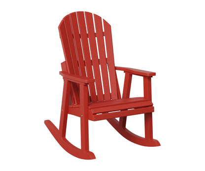 Berlin Gardens Comfo Back Rocker in Scarlet Red