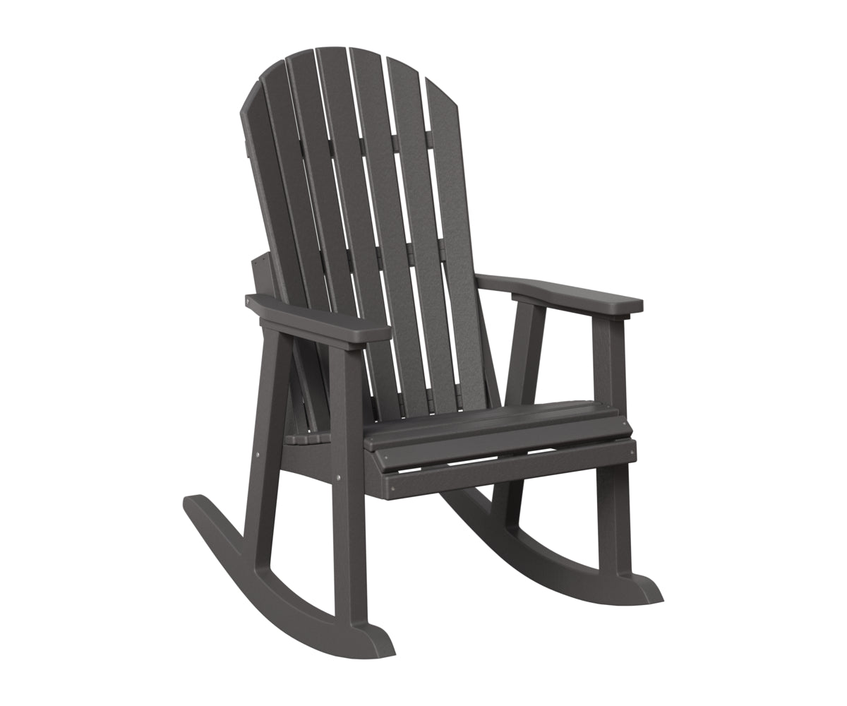 Berlin Gardens Comfo Back Rocker in Smoke Gray