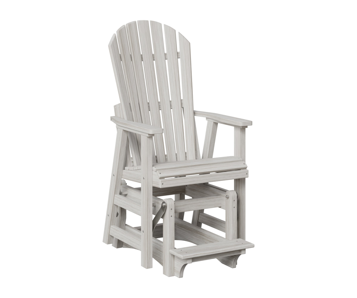 Berlin Gardens Comfo Back Single Counter Glider in Seashell