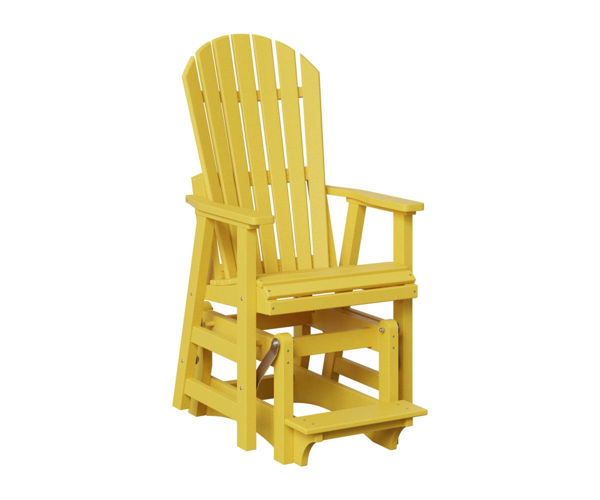 Berlin Gardens Comfo Back Single Counter Glider in Sunburst Yellow