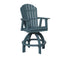 Berlin Gardens Comfo Back Swivel Bar Chair in Slate
