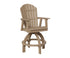 Berlin Gardens Comfo Back Swivel Bar Chair in Weatherwood