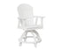 Berlin Gardens Comfo Back Swivel Counter Chair in White