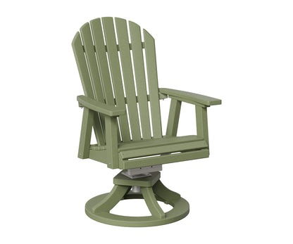 Berlin Gardens Comfo Back Swivel Rocker Dining Chair in Sage
