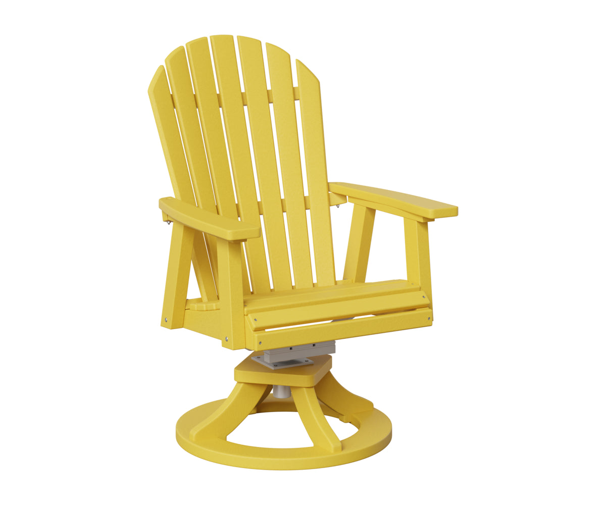Berlin Gardens Comfo Back Swivel Rocker Dining Chair in Sunburst Yellow