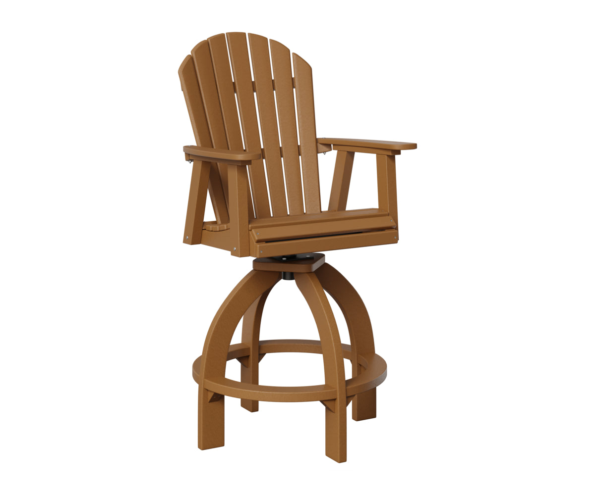Berlin Gardens Comfo Back Swivel 30" XT Chair in Cedar