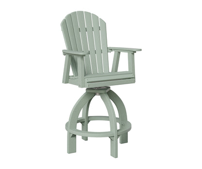 Berlin Gardens Comfo Back Swivel 30" XT Chair in Sea Foam