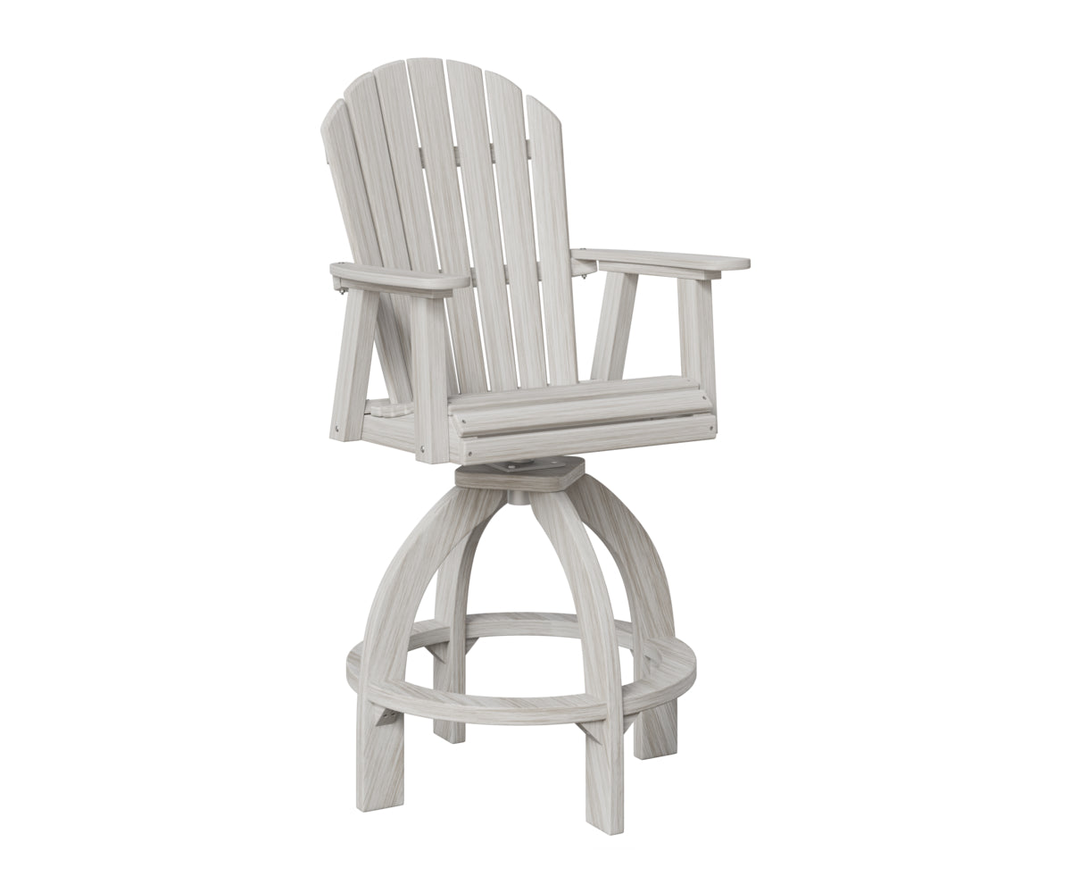 Berlin Gardens Comfo Back Swivel 30" XT Chair in Seashell