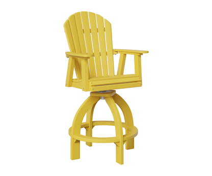 Berlin Gardens Comfo Back Swivel 30" XT Chair in Sunburst Yellow