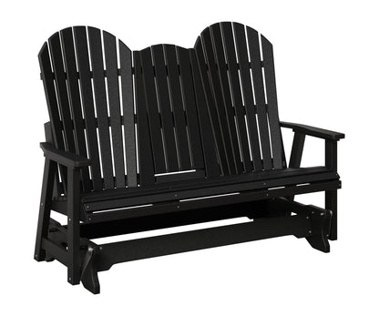 Berlin Gardens Comfo Back Three Seat Glider w/Console in Black