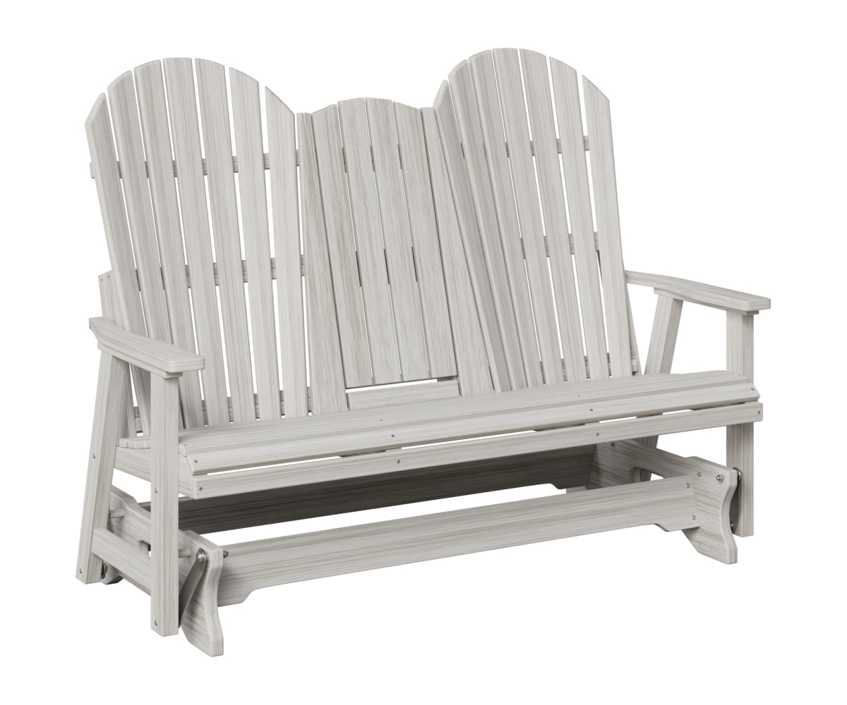 Berlin Gardens Comfo Back Three Seat Glider w/Console in Seashell