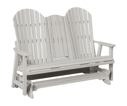 Berlin Gardens Comfo Back Three Seat Glider w/Console in Seashell