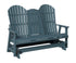 Berlin Gardens Comfo Back Three Seat Glider w/Console in Slate