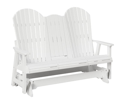 Berlin Gardens Comfo Back Three Seat Glider w/Console in White