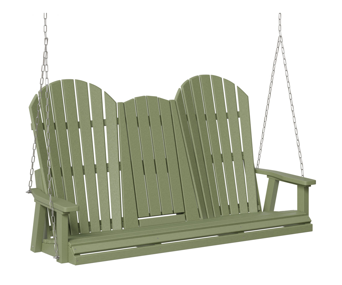 Berlin Gardens Comfo Back Three Seat Swing w/Console in Sage