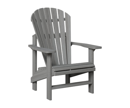 Berlin Gardens Comfo Upright Adirondack Chair in Driftwood Gray