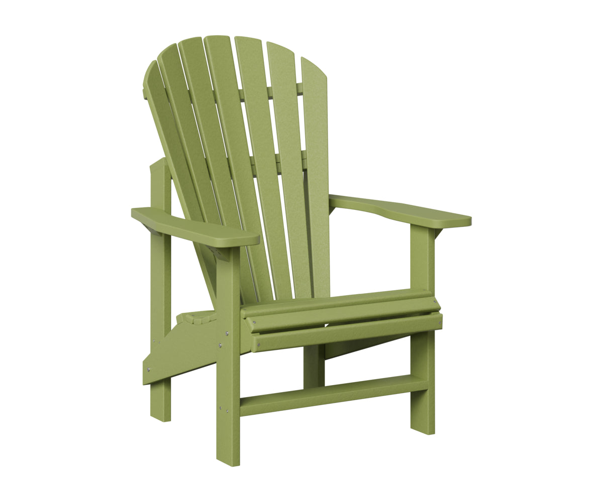Berlin Gardens Comfo Upright Adirondack Chair in Kiwi Green