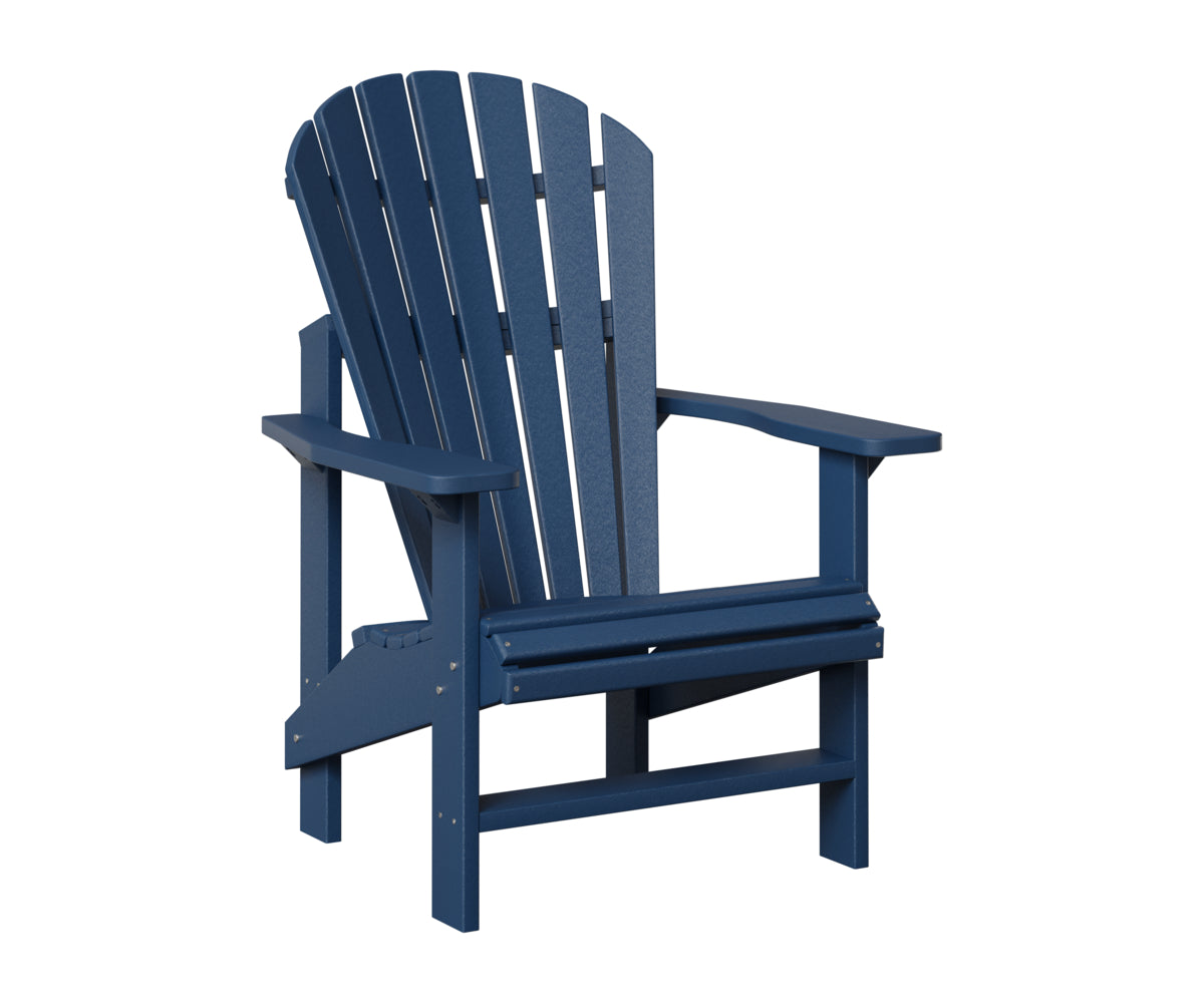 Berlin Gardens Comfo Upright Adirondack Chair in Navy Blue