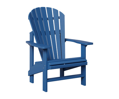 Berlin Gardens Comfo Upright Adirondack Chair in Pacific Blue