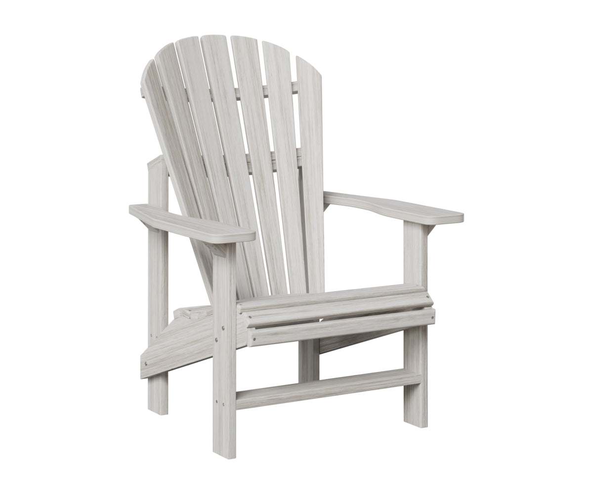 Berlin Gardens Comfo Upright Adirondack Chair in Seashell