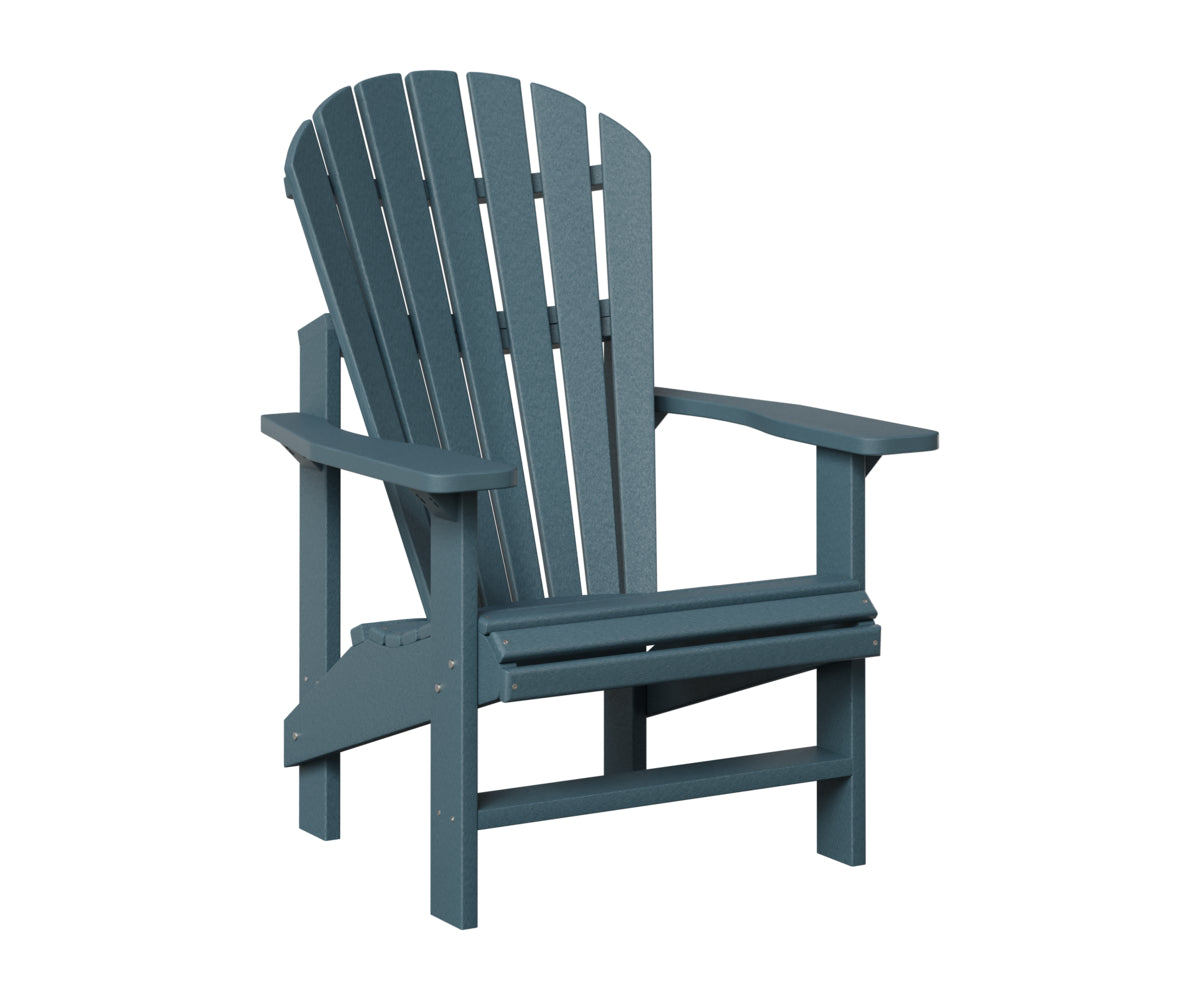 Berlin Gardens Comfo Upright Adirondack Chair in Slate