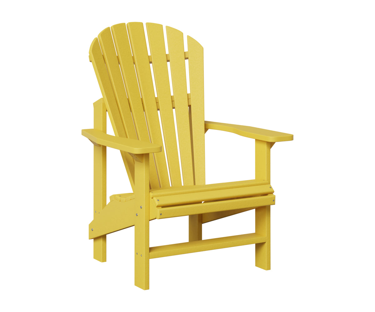 Berlin Gardens Comfo Upright Adirondack Chair in Sunburst Yellow