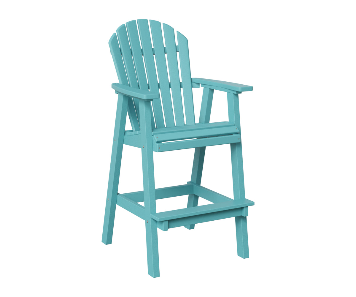 Berlin Gardens Comfo Back 30" XT Chair in Aruba Blue